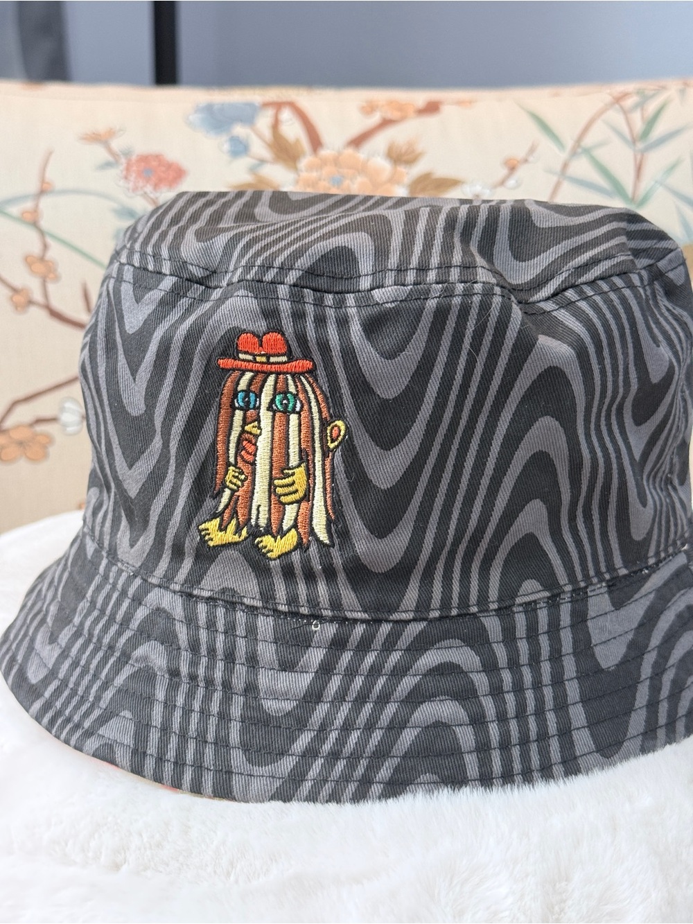 Killer Acid Psychedelic Custom Patch Bucket Hat - Picture 4 of 9